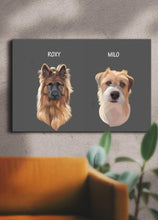 Load image into Gallery viewer, Minimalist Sibling Design - Custom Pet Portrait - NextGenPaws Pet Portraits
