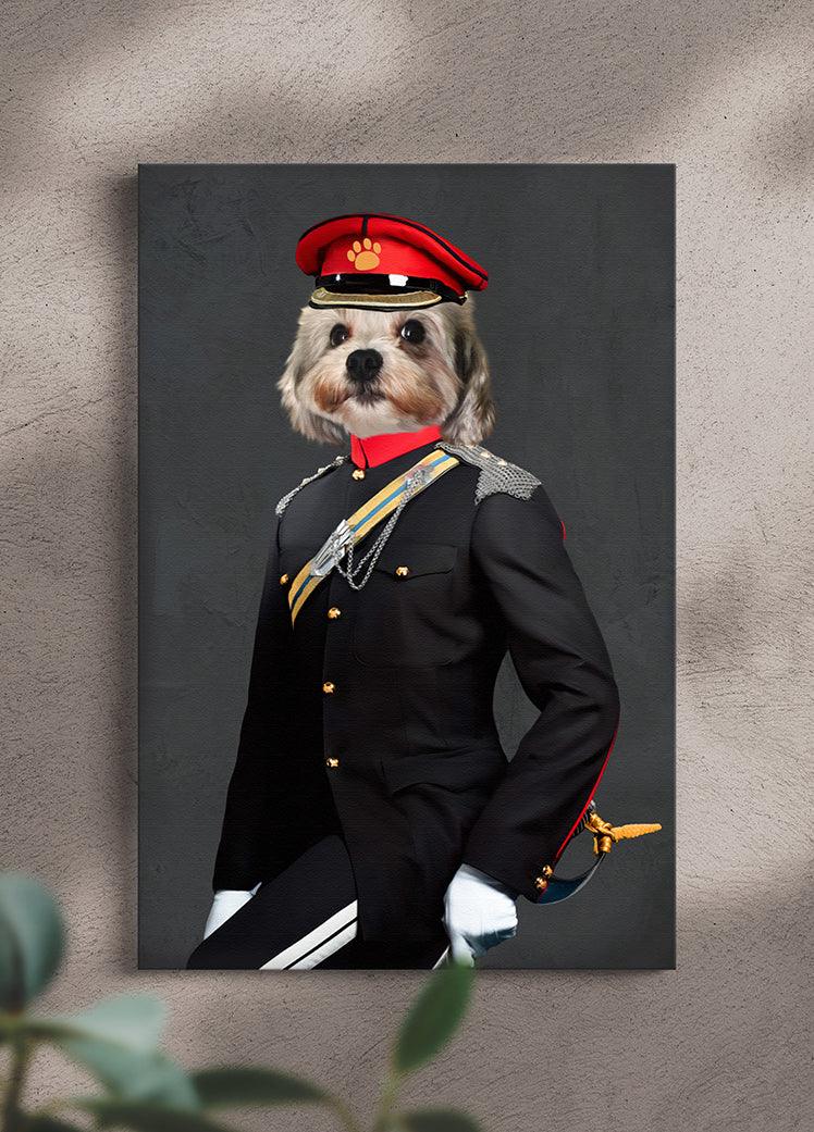 Modern Military - Custom Pet Portrait - NextGenPaws Pet Portraits