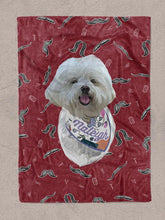 Load image into Gallery viewer, Funky Designs | Moustache - Custom Pet Blankets - NextGenPaws Pet Portraits
