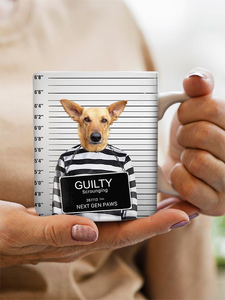 The Convict - Custom Pet Mug - NextGenPaws Pet Portraits