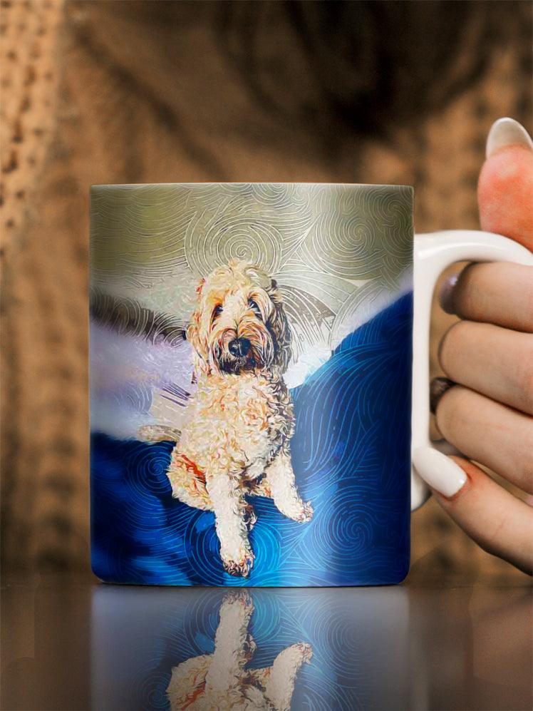 Abstract Oil Painting - Custom Pet Mug - NextGenPaws Pet Portraits