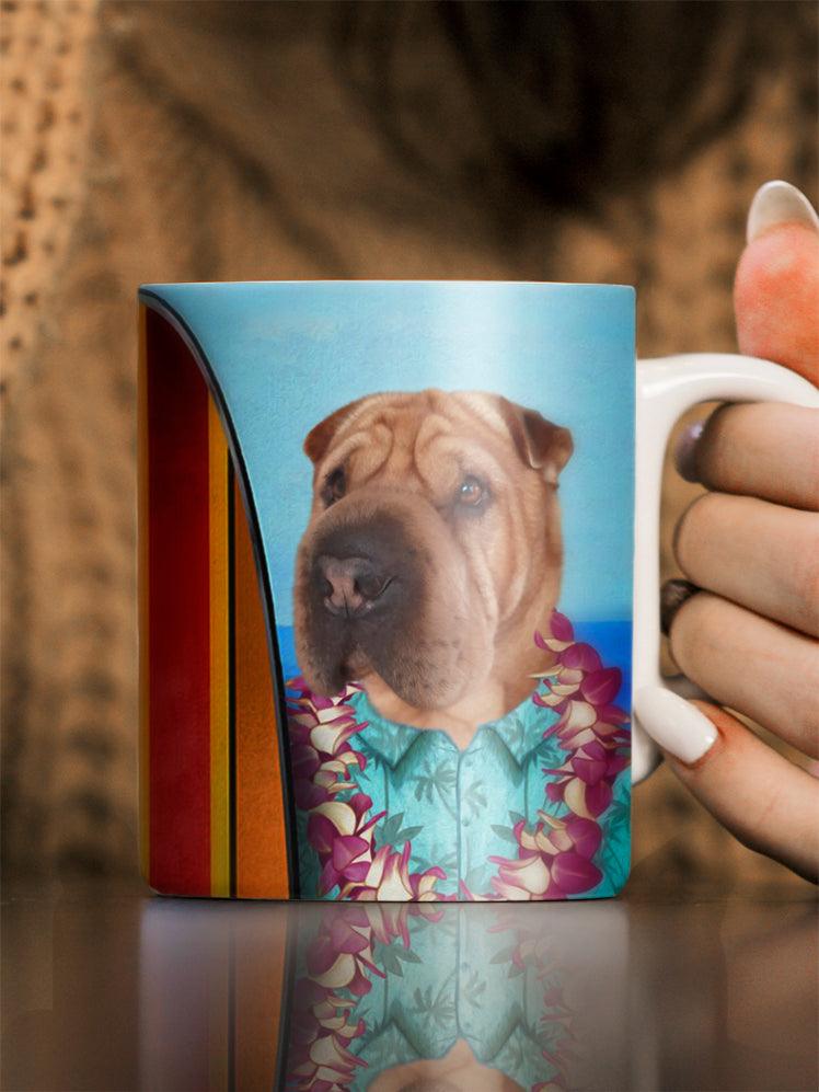 Surfer - Custom Pet Mug - NextGenPaws Pet Portraits