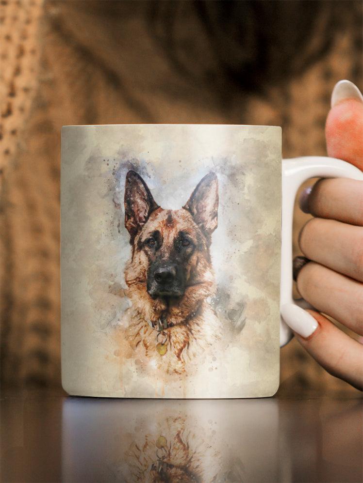 WaterColour - Custom Pet Mug - NextGenPaws Pet Portraits