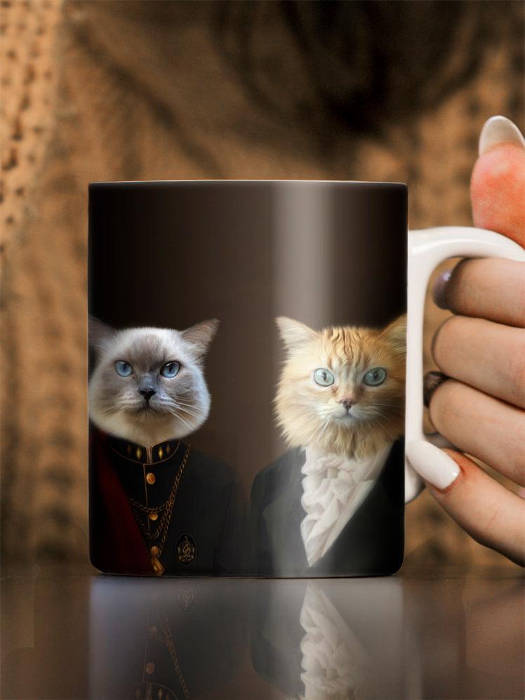 The Bourgeois Couple - Custom Sibling Pet Mug - NextGenPaws Pet Portraits