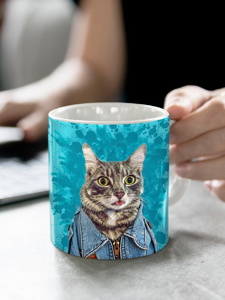 The Trendy Denim - Custom Pet Mug - NextGenPaws Pet Portraits