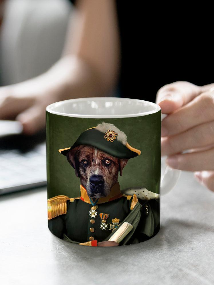 The Lieutenant - Custom Pet Mug - NextGenPaws Pet Portraits