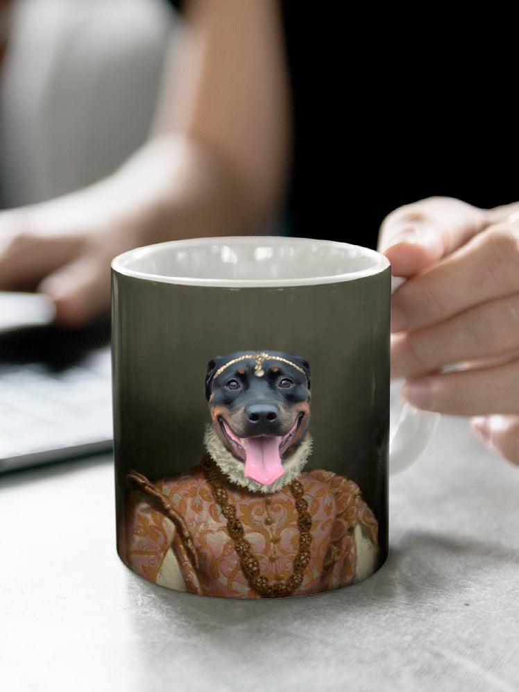 The Dame with Hairpiece - Custom Pet Mug - NextGenPaws Pet Portraits