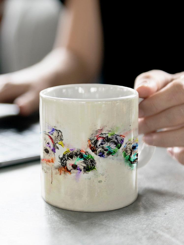 Colourful Painting Sibling - Custom Pet Mug - NextGenPaws Pet Portraits