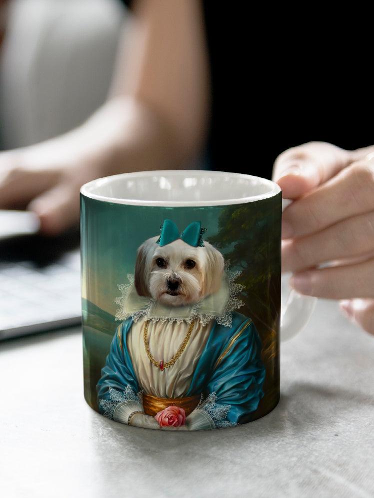 The Blue Princess - Custom Pet Mug - NextGenPaws Pet Portraits