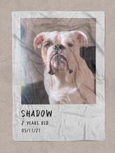 Load image into Gallery viewer, Polaroid Film - Custom Pet Blanket - NextGenPaws Pet Portraits
