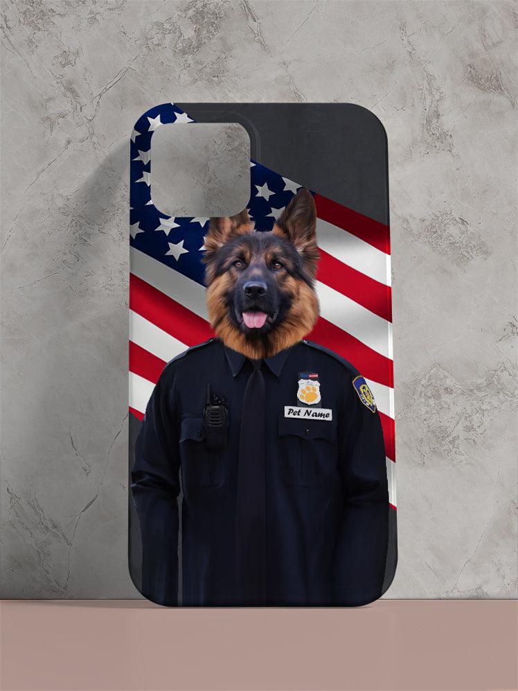 The Policeman - Custom Pet Phone Cases - NextGenPaws Pet Portraits