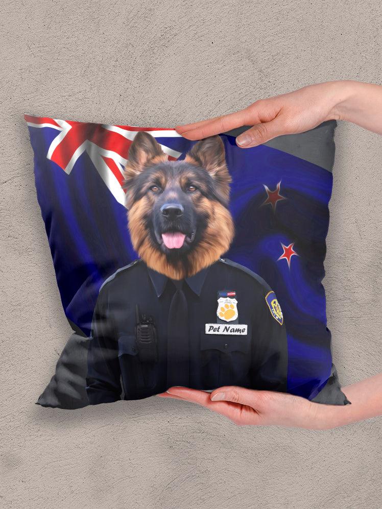 The Policeman - Custom Pet Pillow - NextGenPaws Pet Portraits