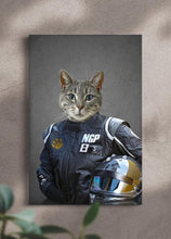 Load image into Gallery viewer, The Racer - Custom Pet Portrait - NextGenPaws Pet Portraits
