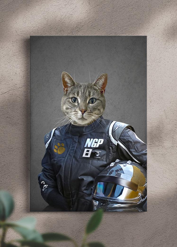 The Racer - Custom Pet Portrait - NextGenPaws Pet Portraits