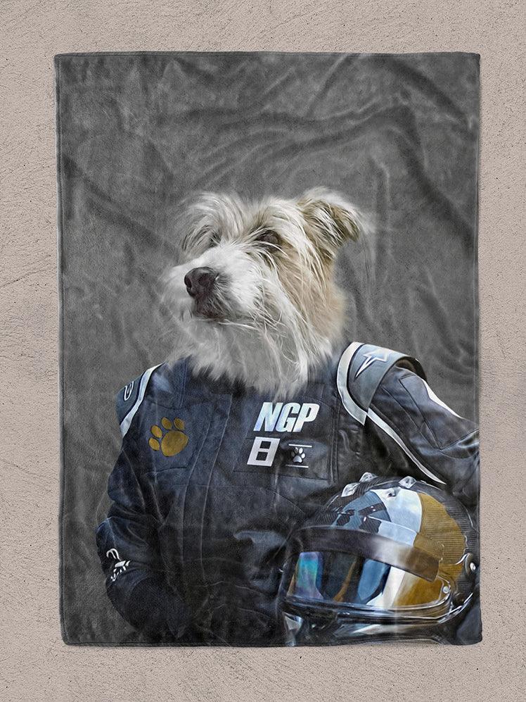 The Racer - Custom Pet Blanket - NextGenPaws Pet Portraits
