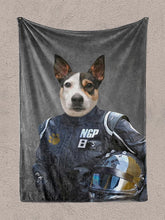 Load image into Gallery viewer, The Racer - Custom Pet Blanket - NextGenPaws Pet Portraits
