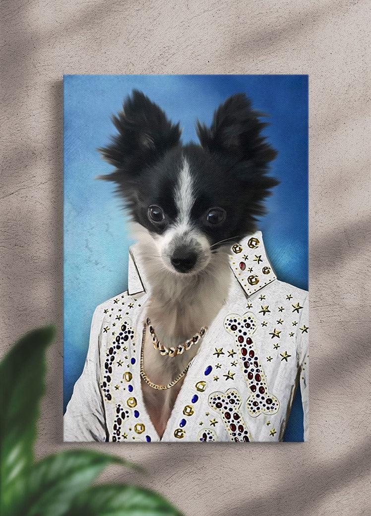 The Rock God - Custom Pet Portrait - NextGenPaws Pet Portraits