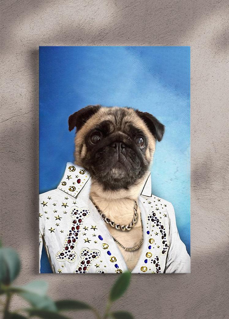 The Rock God - Custom Pet Portrait - NextGenPaws Pet Portraits