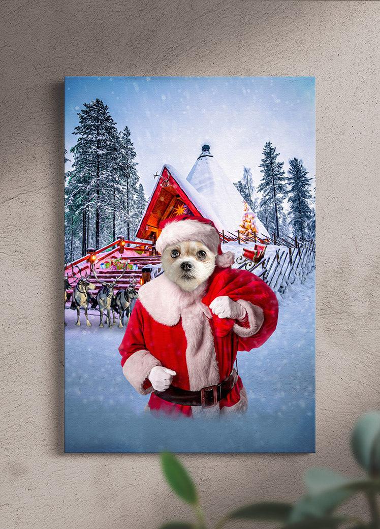 SantaPaw - Custom Christmas Pet Portrait - NextGenPaws Pet Portraits
