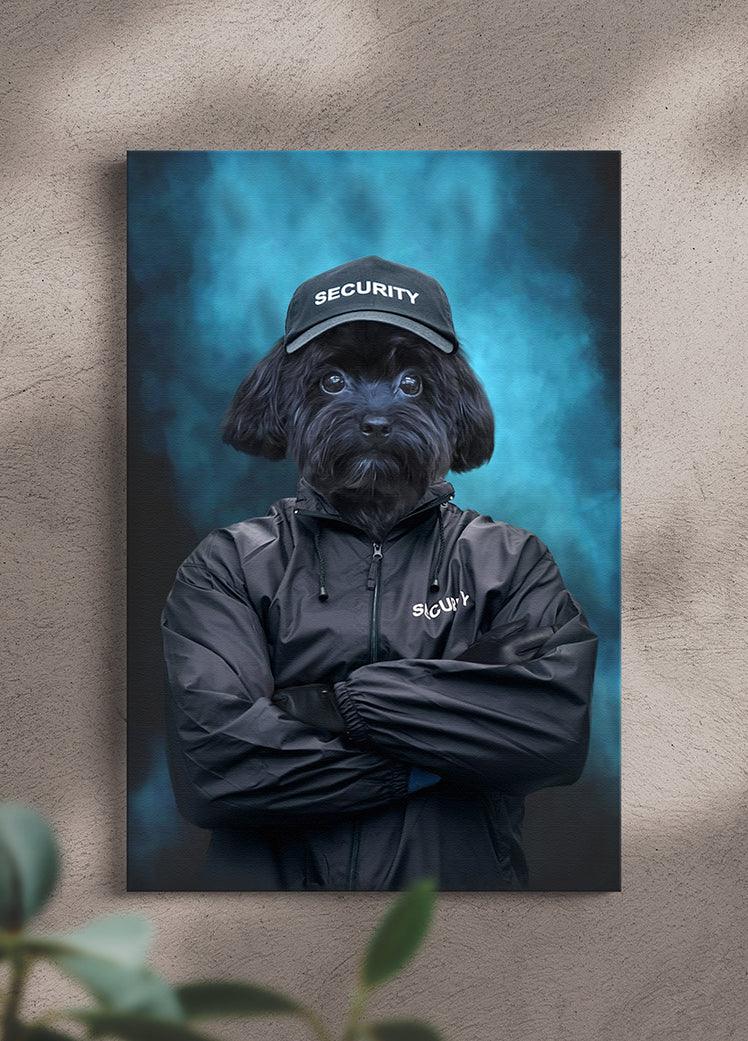 Security Paw - Custom Pet Portrait - NextGenPaws Pet Portraits