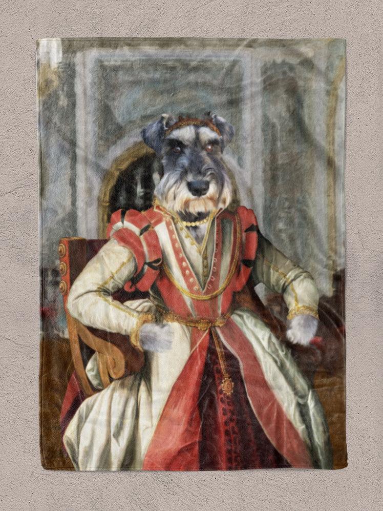 Medieval Princess - Custom Pet Blanket - NextGenPaws Pet Portraits