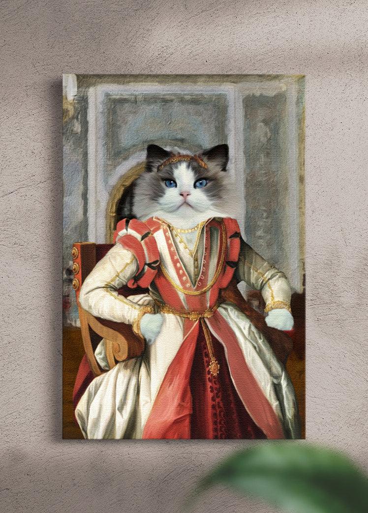 Medieval Princess - Custom Pet Portrait - NextGenPaws Pet Portraits