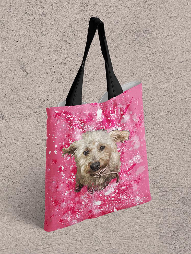 Splash Oil Painting - Custom Pet Tote Bag - NextGenPaws Pet Portraits
