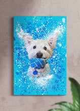 Load image into Gallery viewer, Splash Oil Painting - Custom Pet Portrait - NextGenPaws Pet Portraits
