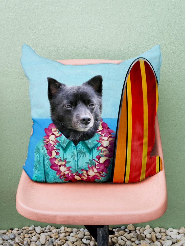 Surfer - Custom Pet Pillow - NextGenPaws Pet Portraits