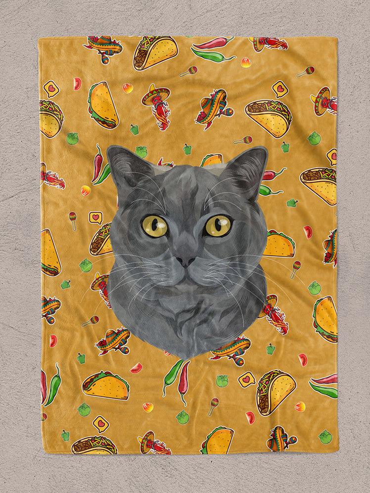 Funky Designs | Tacos - Custom Pet Blankets - NextGenPaws Pet Portraits