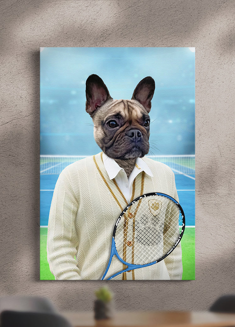 Tennis Player - Custom Pet Portrait