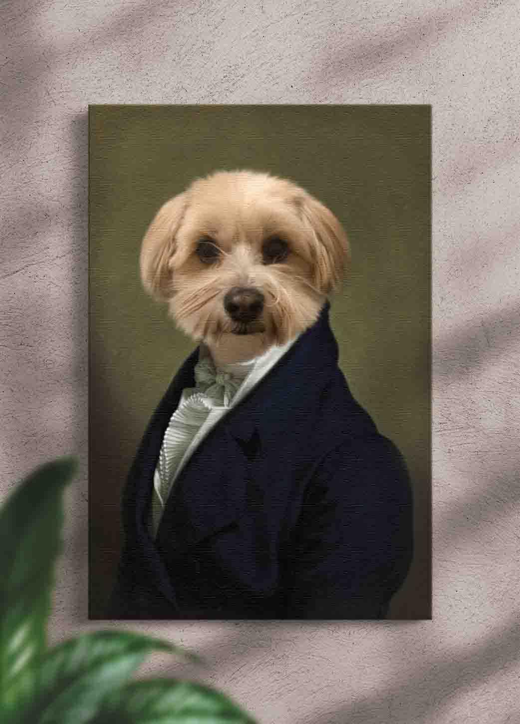 The Ambassador - Custom Pet Portrait - NextGenPaws Pet Portraits