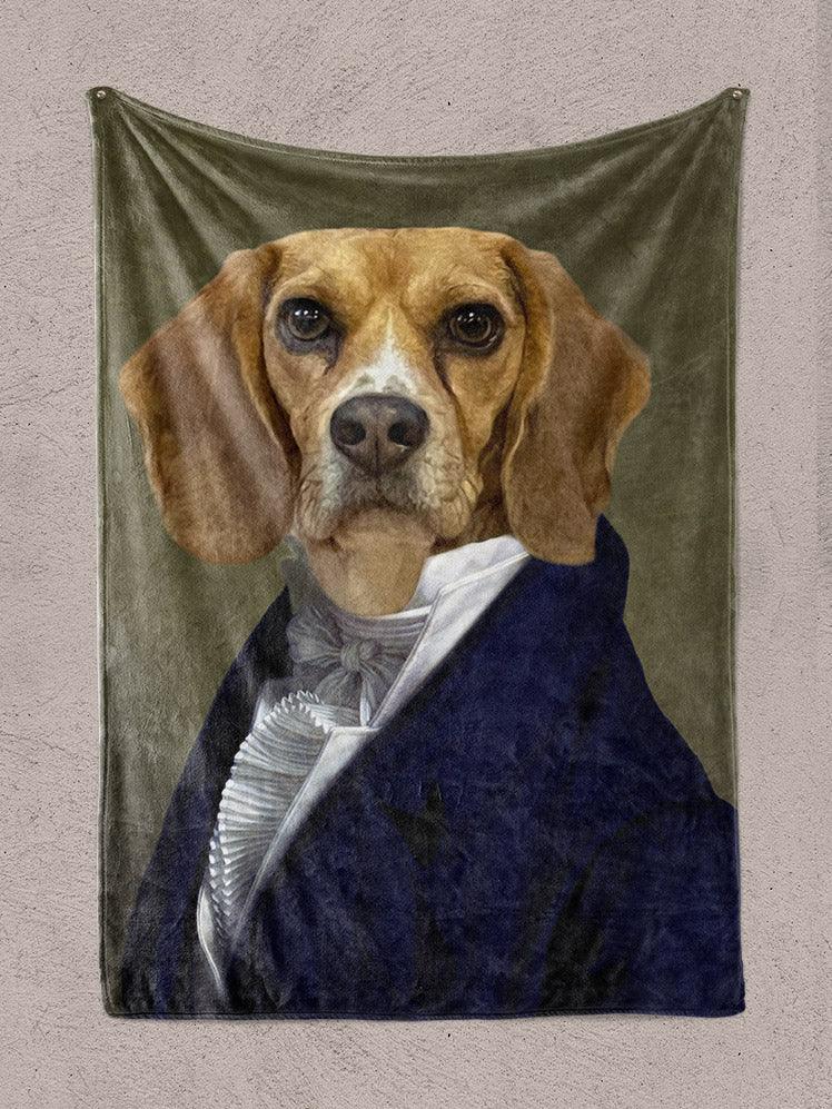 The Ambassador - Custom Pet Blanket - NextGenPaws Pet Portraits