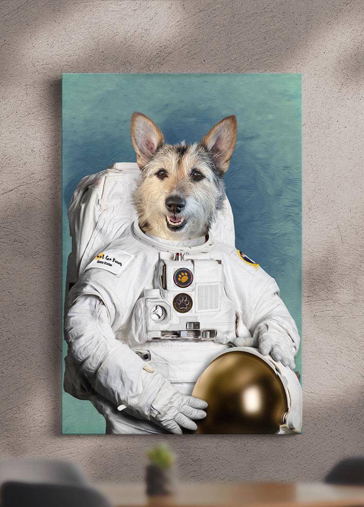 The Astronaut - Custom Pet Portrait - NextGenPaws Pet Portraits
