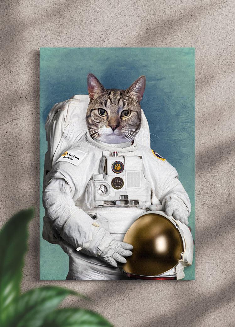 The Astronaut - Custom Pet Portrait - NextGenPaws Pet Portraits