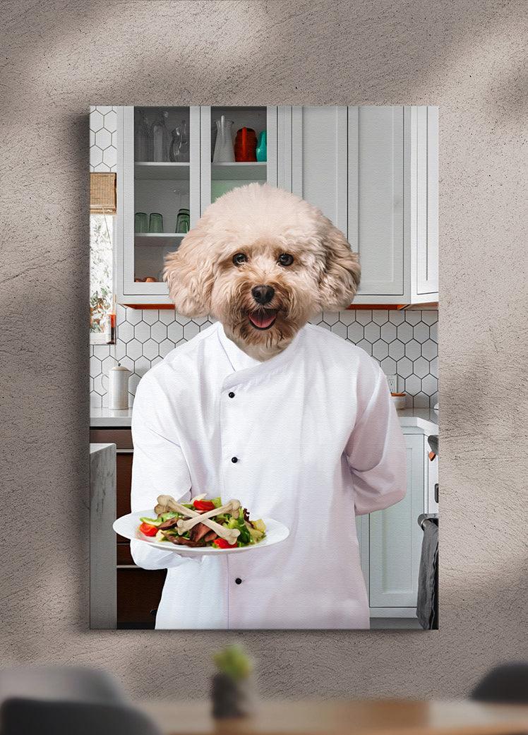 The Chef - Custom Pet Portrait - NextGenPaws Pet Portraits
