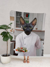 Load image into Gallery viewer, The Chef - Custom Pet Blanket - NextGenPaws Pet Portraits
