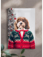 Load image into Gallery viewer, The Christmas Classic - Custom Christmas Pet Portrait - NextGenPaws Pet Portraits

