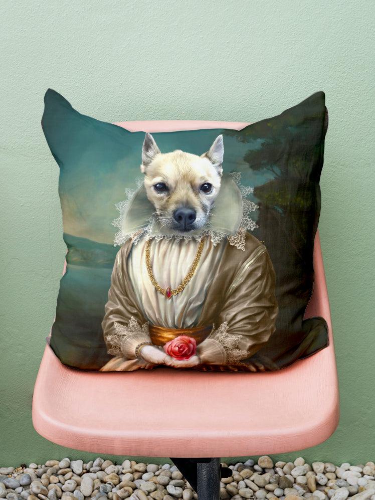 The Cream Princess - Custom Pet Pillow - NextGenPaws Pet Portraits