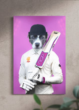 Load image into Gallery viewer, The Cricketer - Custom Pet Portrait
