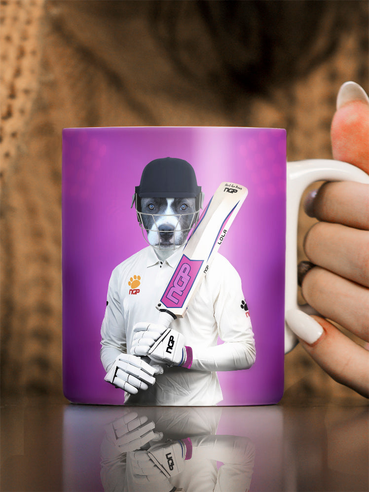 The Cricketer - Custom Pet Mug