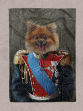 Load image into Gallery viewer, The General - Custom Pet Blanket - NextGenPaws Pet Portraits
