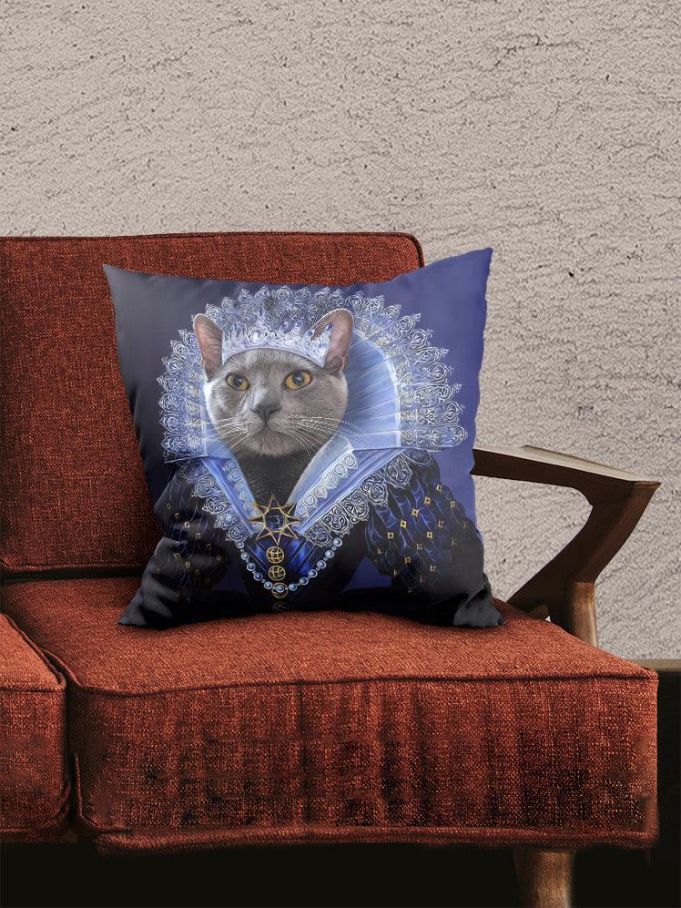 The Ice Queen - Custom Pet Pillow - NextGenPaws Pet Portraits