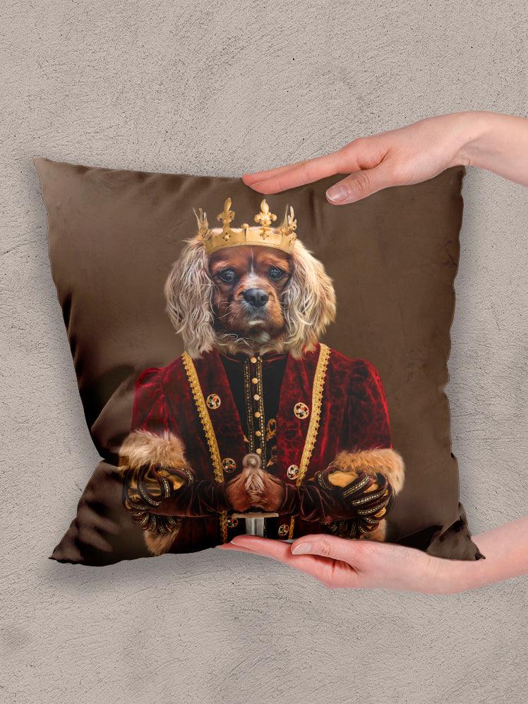 The King - Custom Pet Pillow - NextGenPaws Pet Portraits
