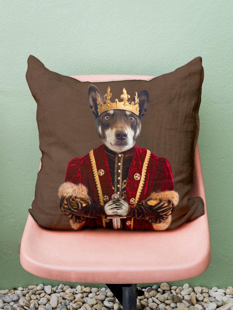 The King - Custom Pet Pillow - NextGenPaws Pet Portraits