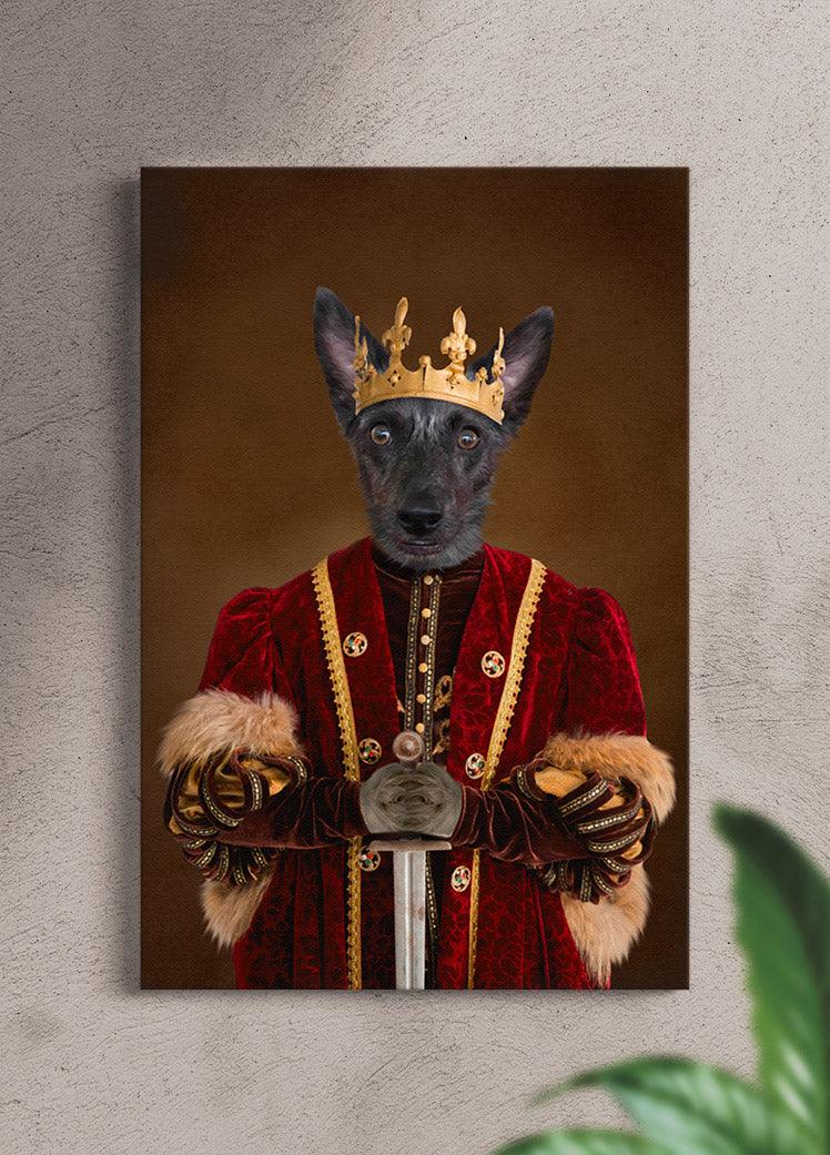 The King - Custom Pet Portrait - NextGenPaws Pet Portraits