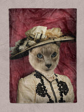 Load image into Gallery viewer, The Lady with Style - Custom Pet Blanket - NextGenPaws Pet Portraits
