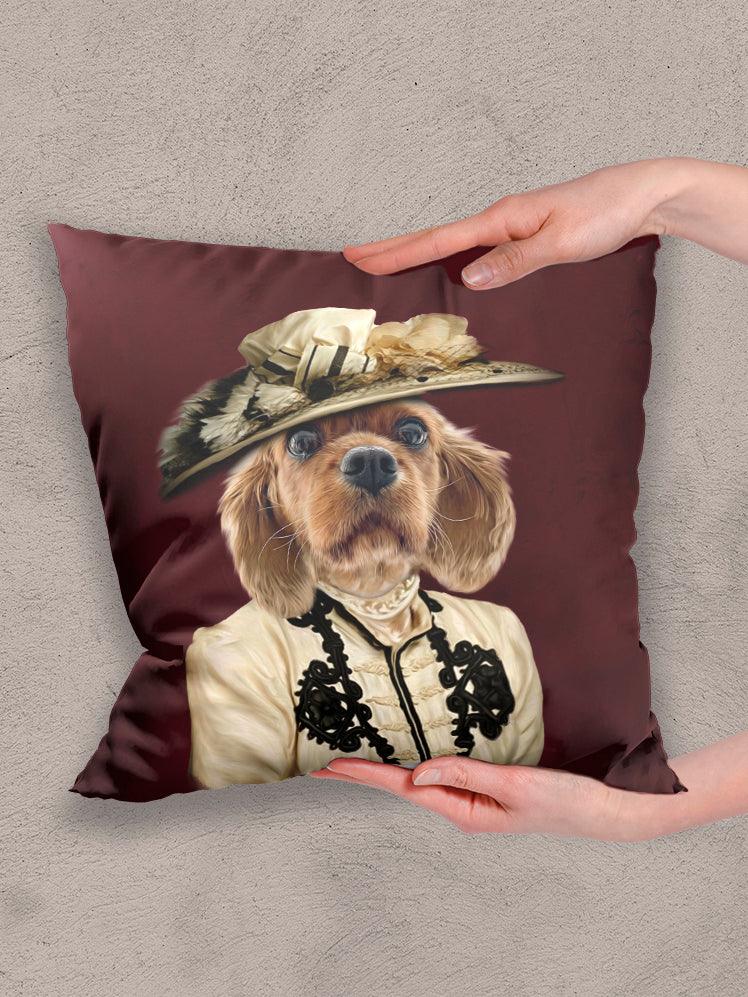 The Lady with Style - Custom Pet Pillow - NextGenPaws Pet Portraits