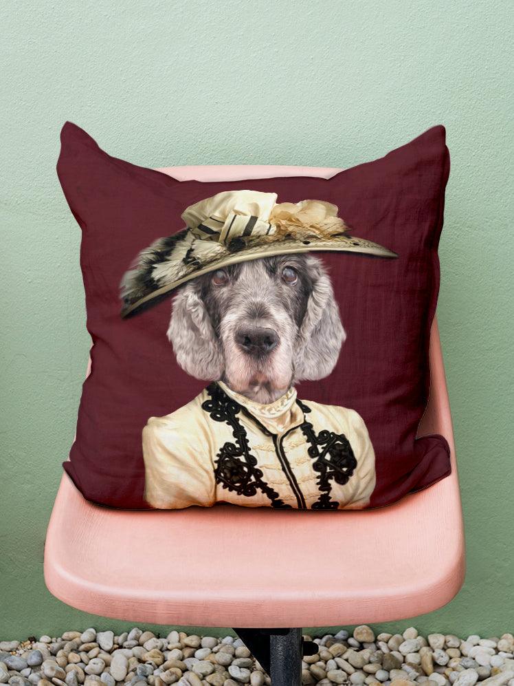 The Lady with Style - Custom Pet Pillow - NextGenPaws Pet Portraits