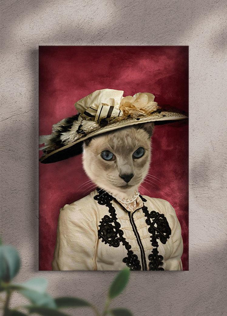 The Lady with Style - Custom Pet Portrait - NextGenPaws Pet Portraits